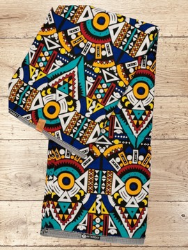 6 YARDS FABRIC WAX ANKARA FABRIC PATTERN: