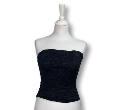 BUSTIER EN TISSU BAZIN PLISSE  ARTISANALEMENT   DALIA
