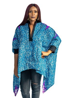 African Print Batwing Top, Ankara Top, Ankara Blouse