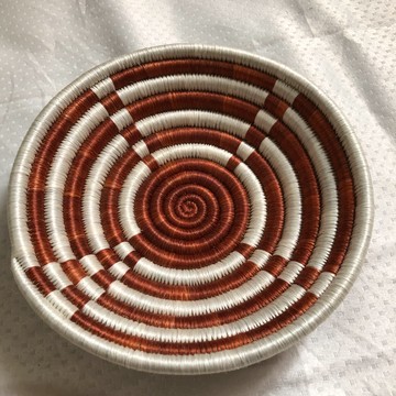 Rwanda wall hanging decor basket/ fruit basket/handmade wall hanging decor