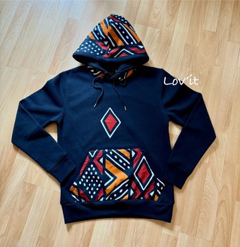 Bogolan pattern sweatshirt