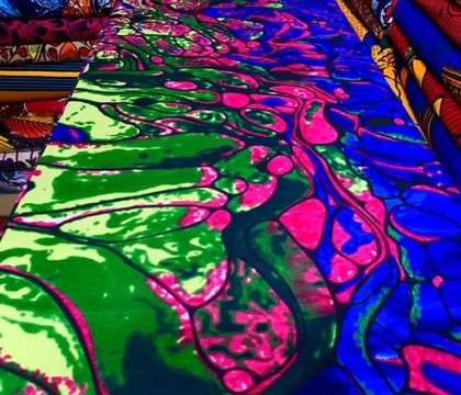 Africa print fabric, Ankara Fabrics (6 yards)