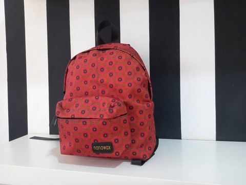 SMALL BRIGHT ORANGE MANDELA BACKPACK