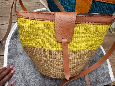 sisal handbags, African handbags, Summer handbags, African kiondos