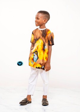Manual Fashion Lion King Tunic Set