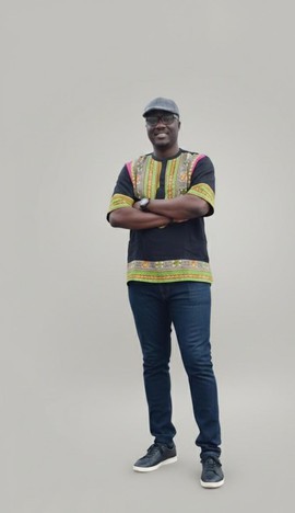Chemise Homme "L'Élégant Addis" - Laine &amp; Coton avec détails Wax