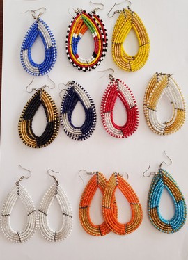Jambo earrings (set of 10 pairs of earrings)