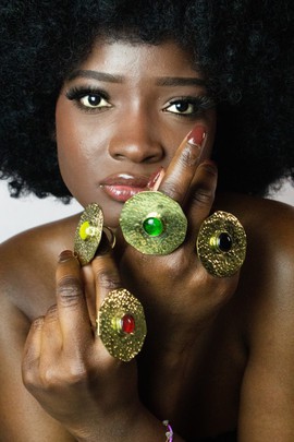 Bague bronze « Queen Size »