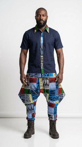 Chemise imprimée africaine avec short assorti, short Ankara, vêtements imprimés africains 2pc
