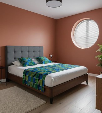 Artisan Heritage Kente-Inspired Bedding Set