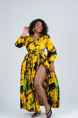 Olaide Ankara Maxi Dress