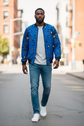 Beau Bombers Afro style