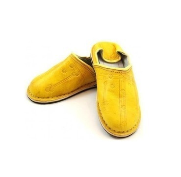 GRANDE VENTE! Babouche en cuir véritable Unisexe fait main par des artisans du Maroc