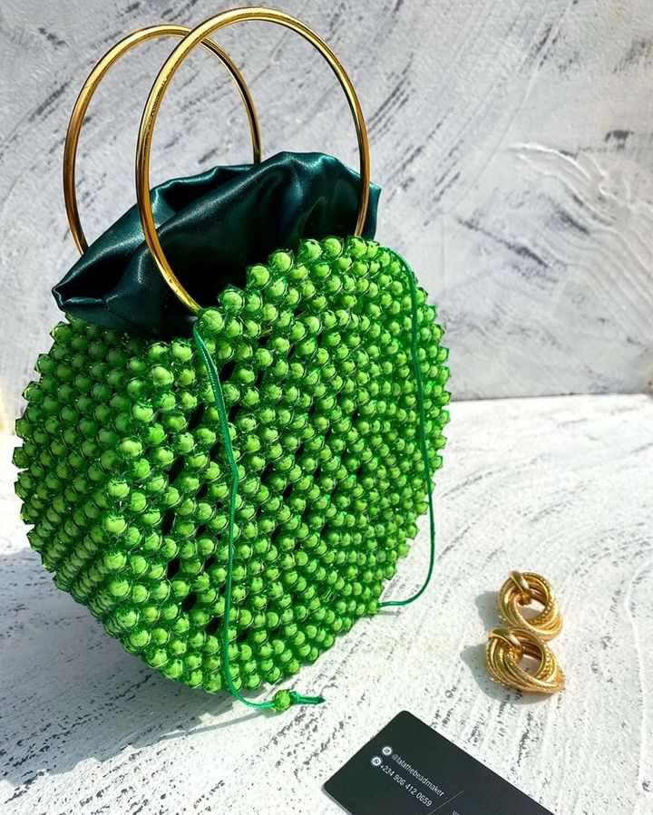 Sac Soirée Perles M&S Noir – Petit Sac à épaule – Neuf Sans étiquette