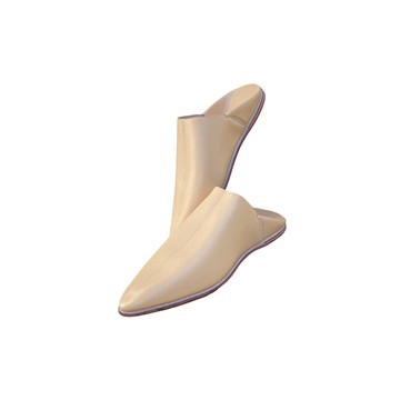 Babouche en cuir original fait main
