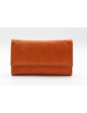 Portefeuille en cuir original Orange