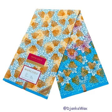 Tissu pagne wax 2 tonnes Cameroun en coton léger 2 yards