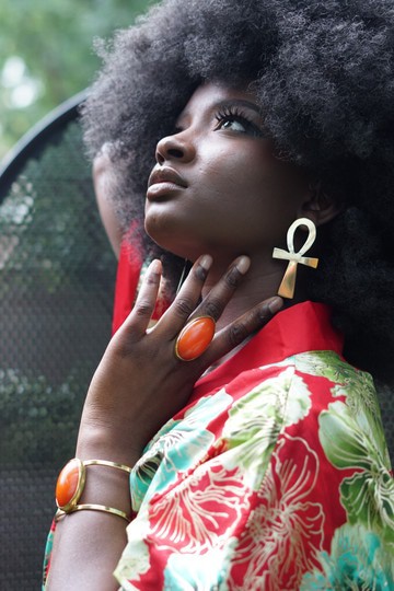 Magnifiques boucles d'oreilles « New Ankh »