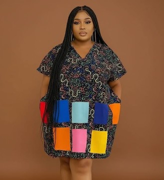 Robe droite Omolola