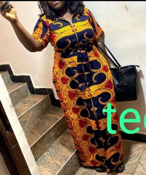 Robe longue africaine Brkkytee Maxi, robe libre africaine