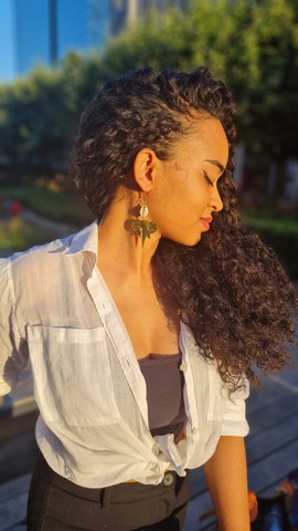 Beautiful "Ivory Coast" earrings