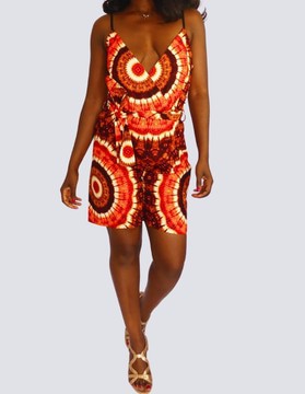 combishort combinaison wax africain fait main S/M/L/XL