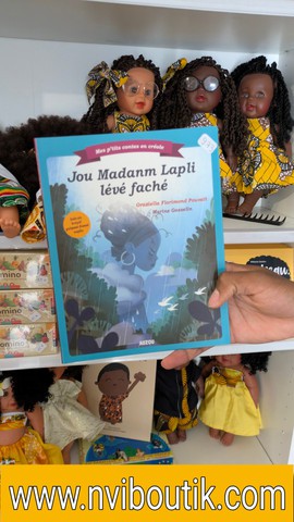 MY LITTLE TALES IN GUYANA CREOLE - JOU MADANM LAPLI LÉVÉ FACHÉ