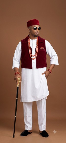 Royal Burgundy Velvet Senator Wear