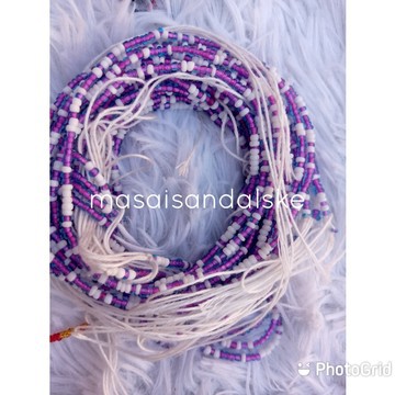 Purple waist beads , Waist beads , Tummy beads , slimming beads waist beads