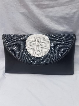 Beaded clutch bag/ purse/ evening bag