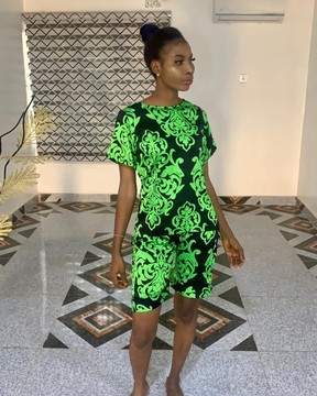 2pieces set, African print wear