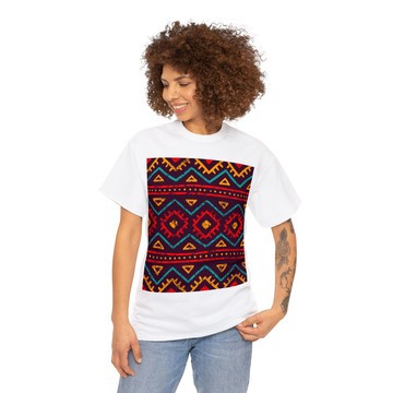 Africa T-Shirt | Striking Ankara Print Tee | African Wax Print Cotton Shirt | Afro