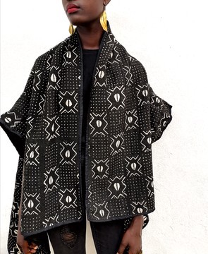 Afro kimono bogolan