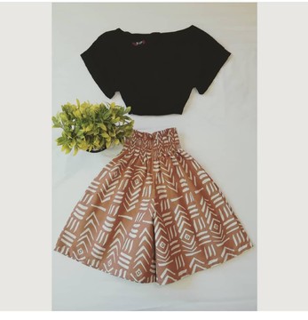 Short en tissu pour femmes africaines