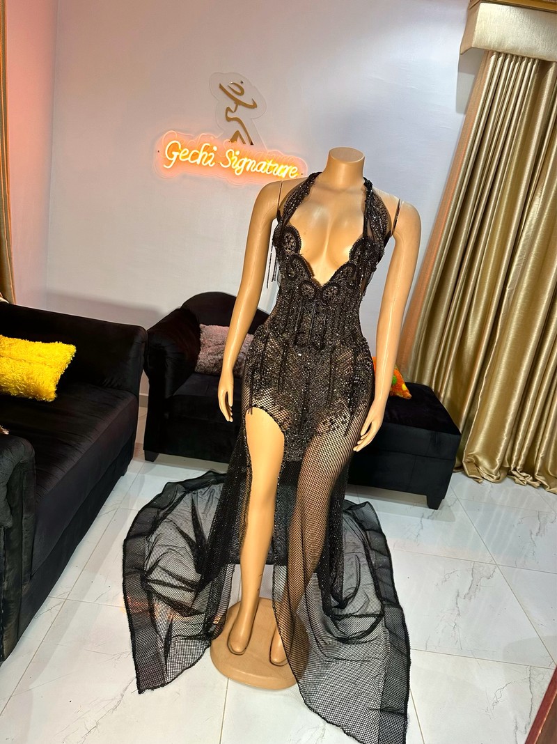 sexy black dress birthday Black Mermaid Sexy Satin Short Women 22th Birthday Dresses Birthday Outfits  P1354 main image 1