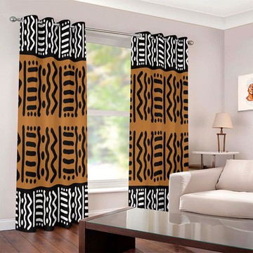 Cultural Unique Bath Mat White and Black Bathroom Rug (LARGER SIZES AVAILABLE)