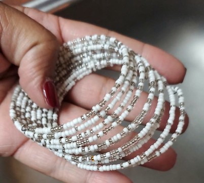 Spiral bracelets/beaded bracelets/ african jewelry/bracelets/10 pieces