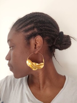 Bronze earrings
