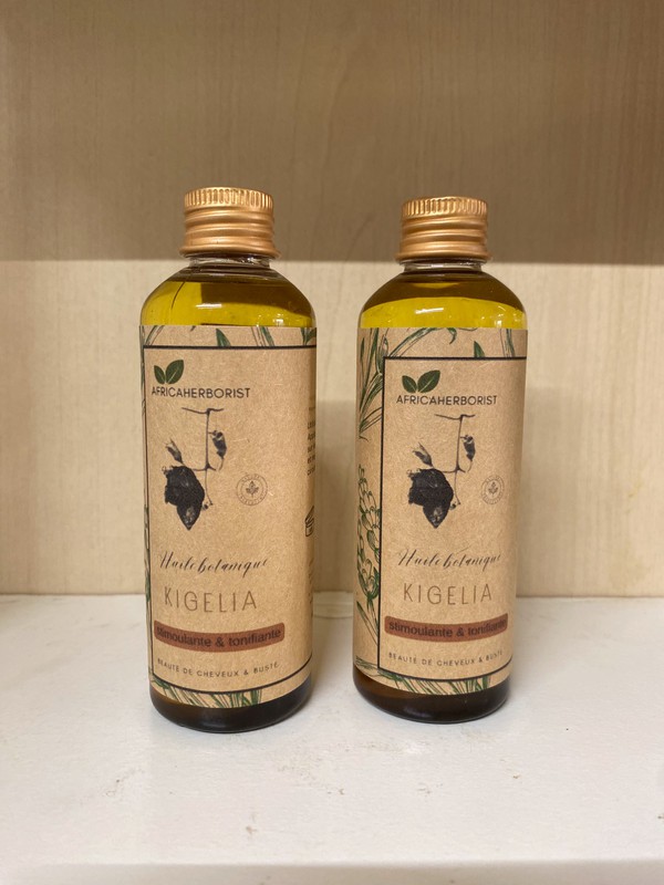 Huile 100% Bio De Kigelia Africana (Saucisse D'Afrique) - 200ml - Pour Soin Du Corps Et Cheveux