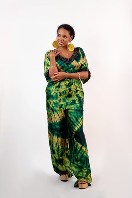 African Satin jumpsuit | Gifts For her | African Jumpsuit| African Fashion