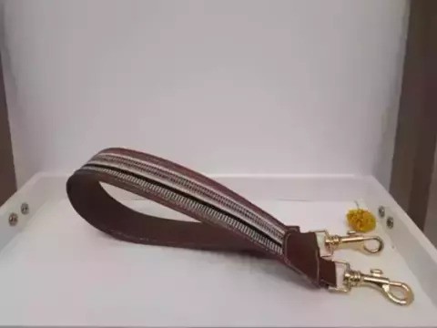 Artys - Handbag handle- Brown leather