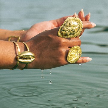 Beautiful bronze ring "Afrika"