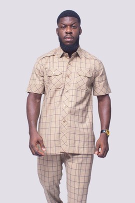 African Suit, African Mens Clothing, 2PC African Mens Traditional Clothing, African Groom Suit
