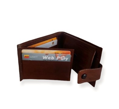 handmade real leather wallet