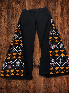Jeans motif wax