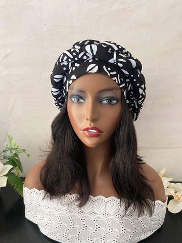 Scarf/turban wax &amp; satin