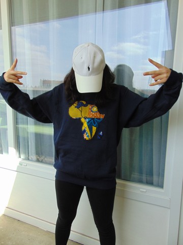 Sweat-shirt -  UNISEXE Wax taille S