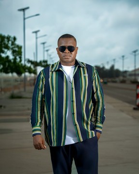 Sur chemise kanvô bleu vert