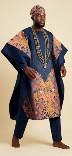 Ensemble Agbada | Tenue traditionnelle nigériane yoruba|