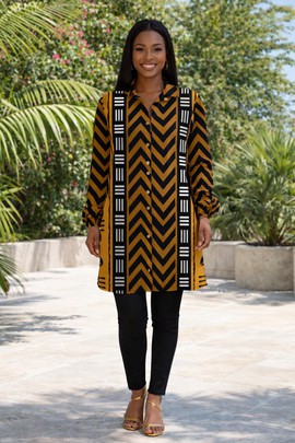 The Mudcloth Muse Shirt Dress – Culture, Cut to Perfection